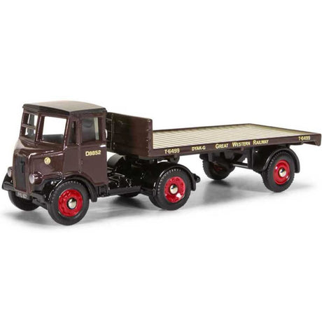 Corgi DG214005 Thornycroft Nippy Flatbed Trailer - GWR - Phillips Hobbies