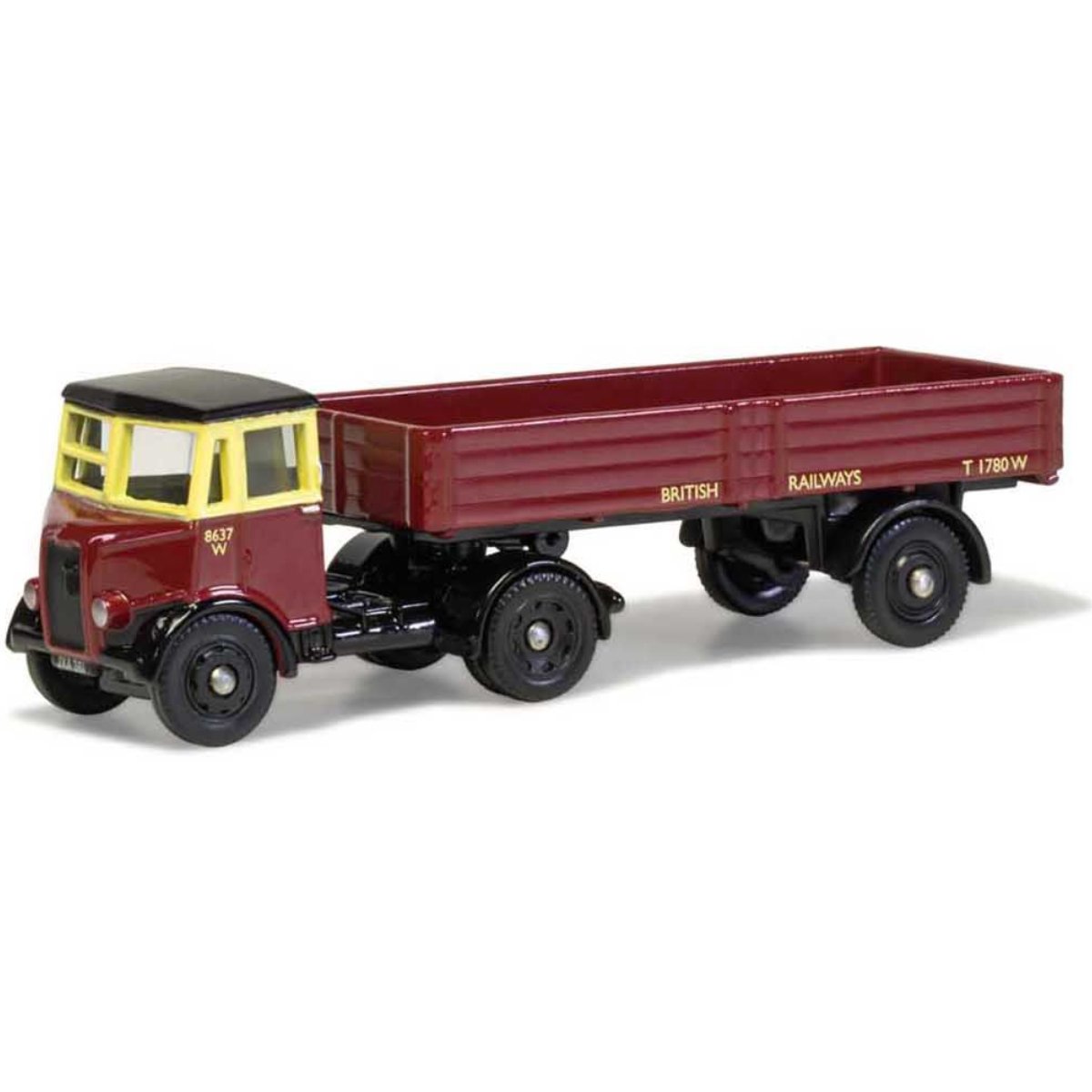 1:76 Scale Model - Corgi DG214006 Thornycroft Nippy Dropside Trailer British Railways
