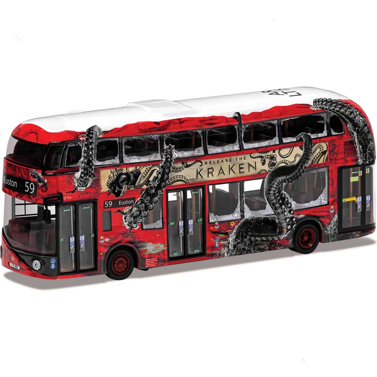 Corgi OM46638A Wrightbus New Routemaster Release the Kraken - Route A - Phillips Hobbies