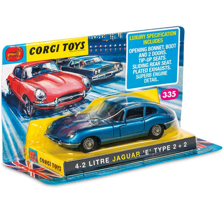 Corgi RT33501 Jaguar 4.2 Litre E Type - Blue - Phillips Hobbies