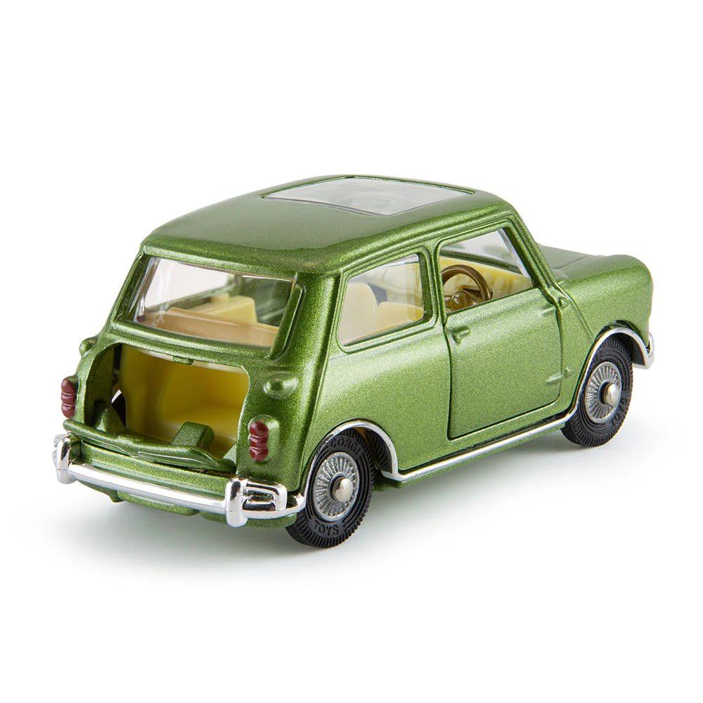 Corgi Toys 334 BMC Mini Magnifique Green Edition - 1:41 Scale Model - Phillips Hobbies