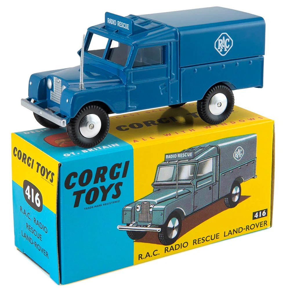 Corgi Toys 416 - RAC Radio Rescue Land Rover - 1:46 Scale - Phillips Hobbies
