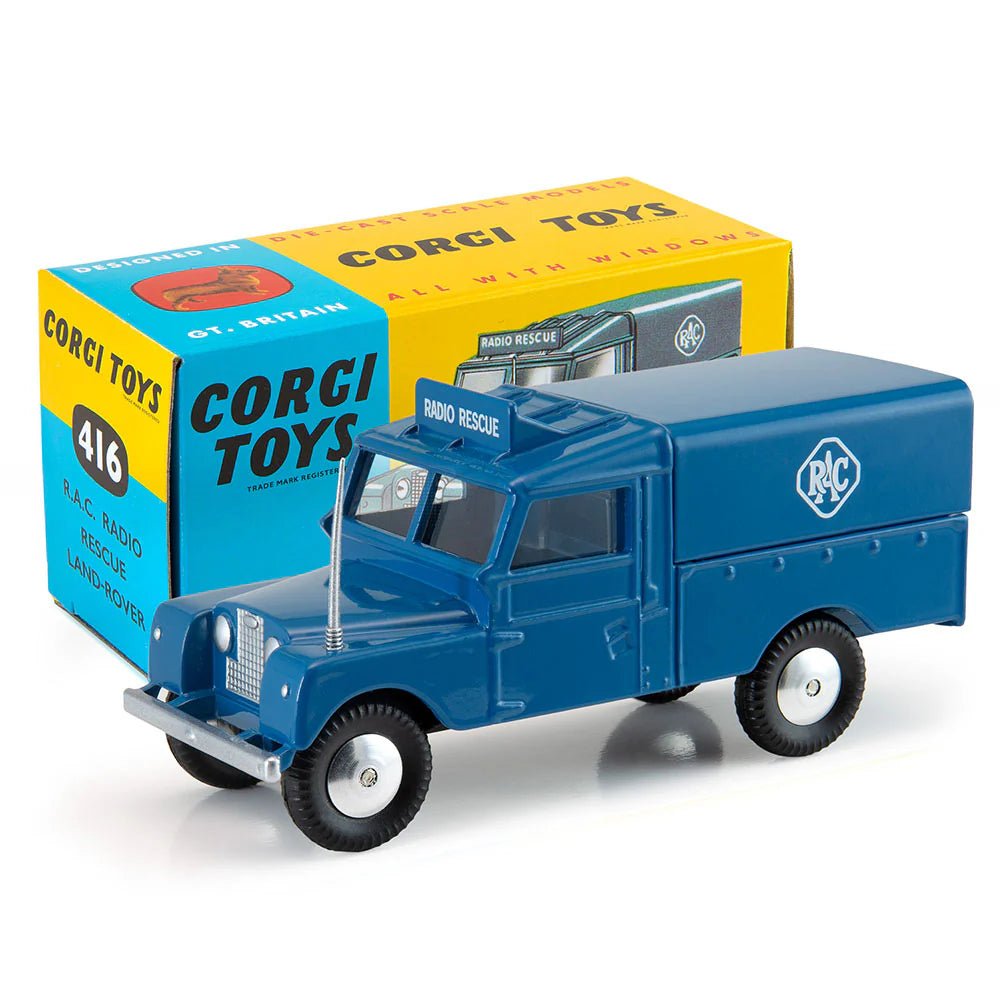 Corgi Toys 416 - RAC Radio Rescue Land Rover - 1:46 Scale - Phillips Hobbies