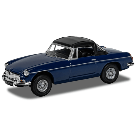 Corgi VA10713 MGB Mk1 Roadster, Mineral Blue - 1:43 Scale Vanguards Model - Phillips Hobbies