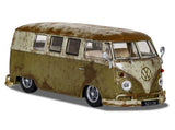 Corgi VA14501 Volkswagen Type 2 1500 Camper 'Rat-Look', Mango Green & Seagull Grey - Phillips Hobbies