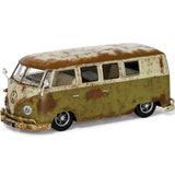 Corgi VA14501 Volkswagen Type 2 1500 Camper 'Rat-Look', Mango Green & Seagull Grey - Phillips Hobbies