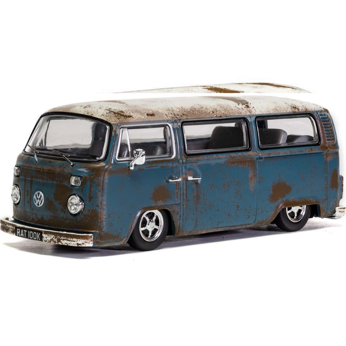 Corgi VA14601 Volkswagen Campervan Type 2 Bay Window, 'Rat Look' - Phillips Hobbies