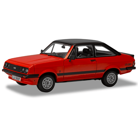 Corgi VA14910 Ford Escort Mk2 RS2000 Carnival Red - 1:43 Scale Vanguards - Phillips Hobbies
