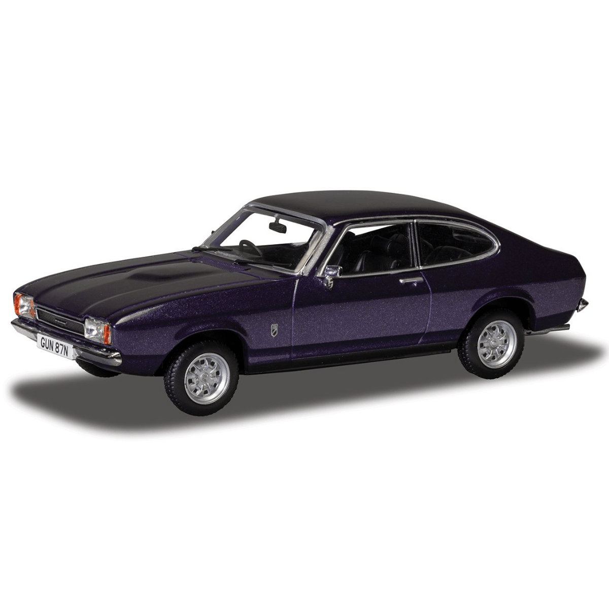 Corgi VA15407 Ford Capri Mk2 1.6 XL, Purple Velvet - 1:43 Scale - Phillips Hobbies
