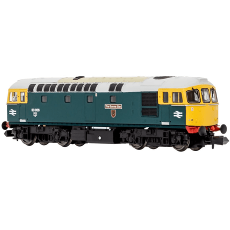 Dapol 2D - 001 - 011 Class 33 056 'The Burma Star' BR Blue FYE - N Gauge - Phillips Hobbies