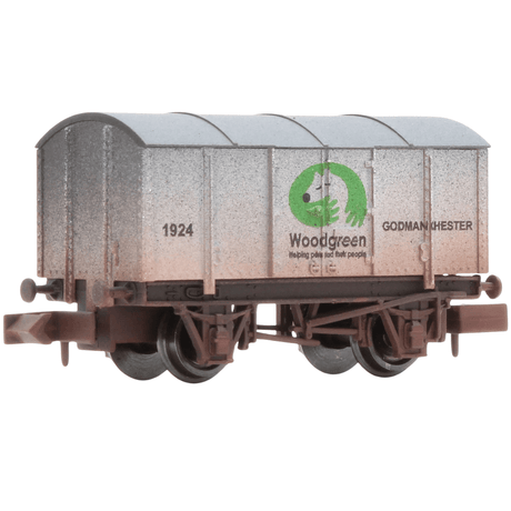 Dapol 2F-013-124 Gunpowder Van Woodgreen Animal Charity Weathered - N Gauge - Phillips Hobbies