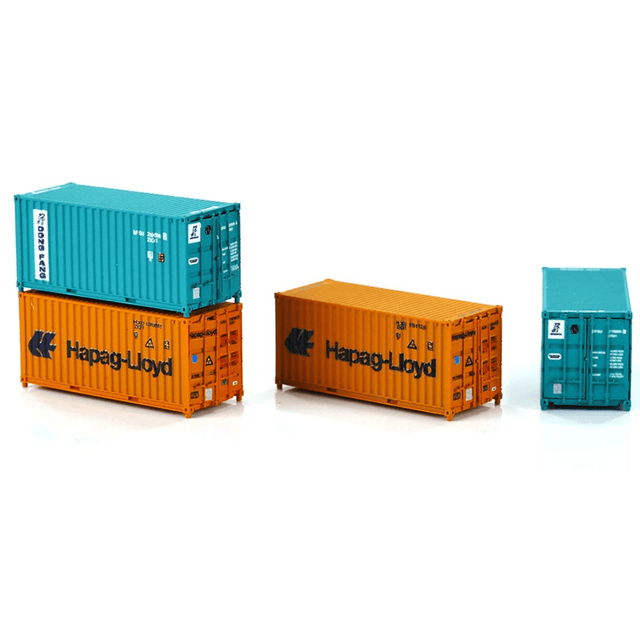Dapol 2F - 028 - 206 20ft Container Set (2) Hapag - Lloyd/Dong Fang - N Gauge - Phillips Hobbies