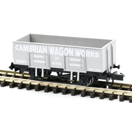 Dapol 2F - 038 - 061 20t Steel Mineral Wagon Cambrian Wagon Works 90017 - N Gauge - Phillips Hobbies