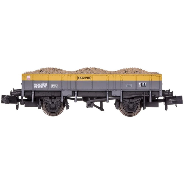 Dapol 2F - 060 - 020 Grampus Engineers Grey/Yellow 'Dutch' DB991471 - N Gauge - Phillips Hobbies
