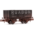 Dapol 2F - 071 - 083 7 Plank Wagon Ruabon 820 Weathered - N Gauge - Phillips Hobbies