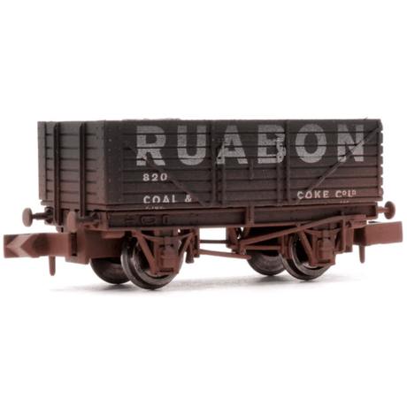 Dapol 2F - 071 - 083 7 Plank Wagon Ruabon 820 Weathered - N Gauge - Phillips Hobbies