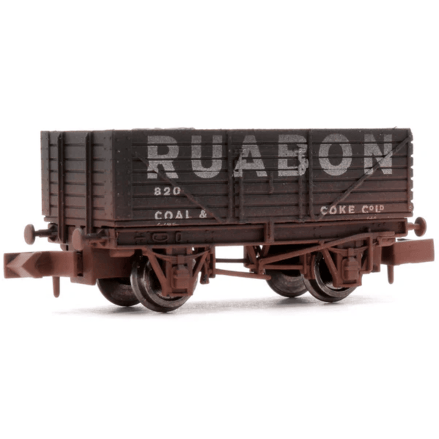 Dapol 2F - 071 - 083 7 Plank Wagon Ruabon 820 Weathered - N Gauge - Phillips Hobbies