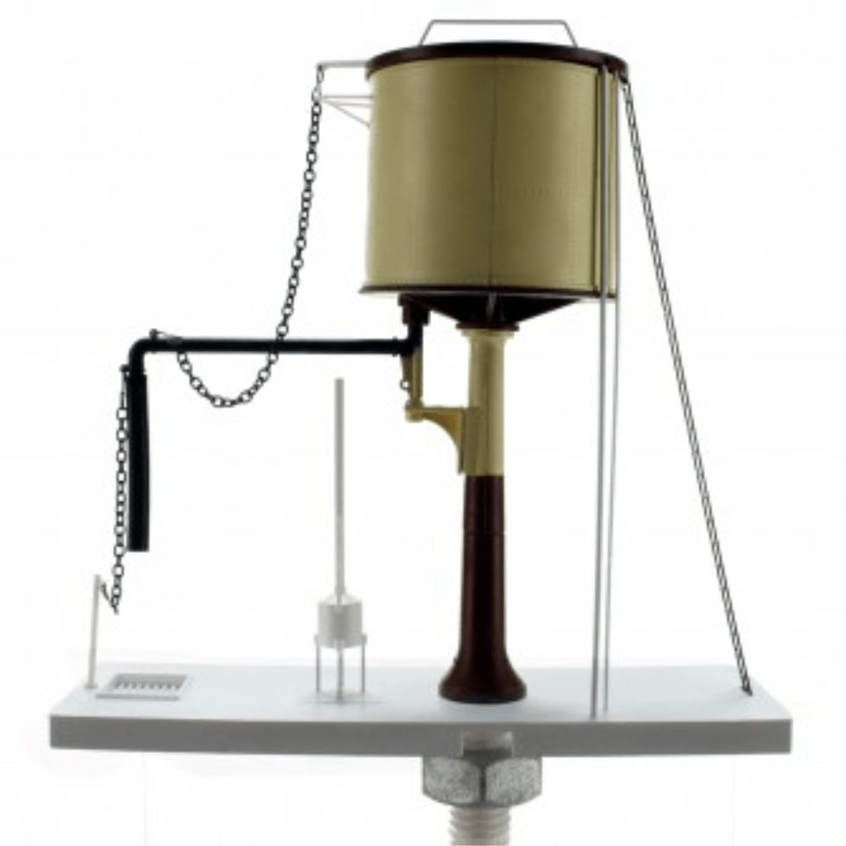 Dapol 4A - 002 - 005 GWR Water Tower With Flat Top Chocolate & Cream (Static) - OO Gauge - Phillips Hobbies