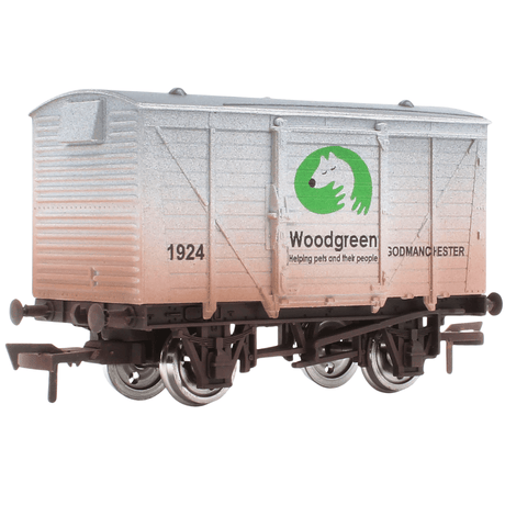 Dapol 4F-011-189 Ventilated Van Woodgreen Animal Charity Weathered - OO Gauge - Phillips Hobbies