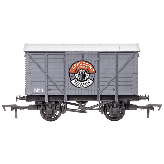 Dapol 4F - 012 - 077 Ventilated Van Titanic Brewery Cappuccino Stout - OO Gauge - Phillips Hobbies
