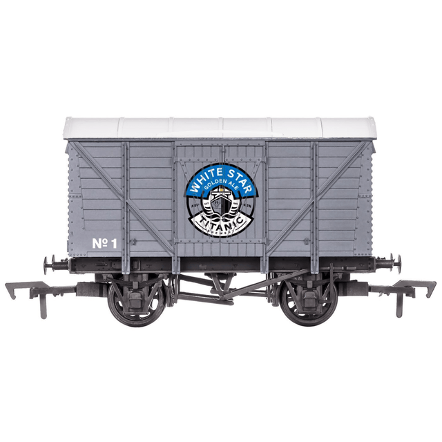 Dapol 4F - 012 - 079 Ventilated Van Titanic Brewery White Star Golden Ale - OO Gauge - Phillips Hobbies