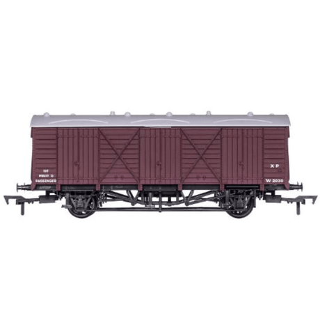 Dapol 4F - 014 - 049 Fruit D BR Maroon Wagon W2030 - OO Gauge - Phillips Hobbies