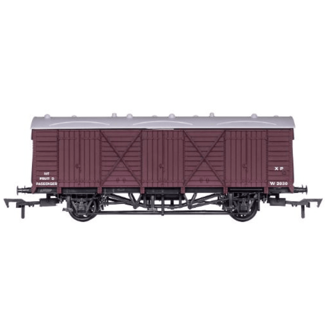 Dapol 4F - 014 - 049 Fruit D BR Maroon Wagon W2030 - OO Gauge - Phillips Hobbies