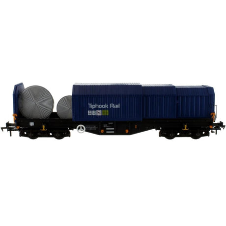 Dapol 4F - 039 - 014 Telescopic Hood Wagon Tiphook Rail Blue 33 70 0899 042 - 2 - OO Gauge - Phillips Hobbies