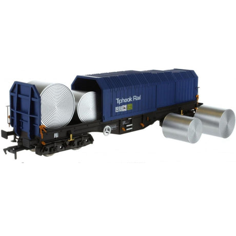Dapol 4F - 039 - 014 Telescopic Hood Wagon Tiphook Rail Blue 33 70 0899 042 - 2 - OO Gauge - Phillips Hobbies