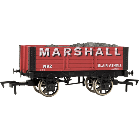 Dapol 4F - 052 - 001 5 Plank Wagon 9' Wheelbase Marshall - OO Gauge - Phillips Hobbies