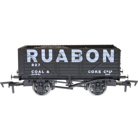 Dapol 4F-071-164 7 Plank Wagon Ruabon 827 - OO Gauge - Phillips Hobbies