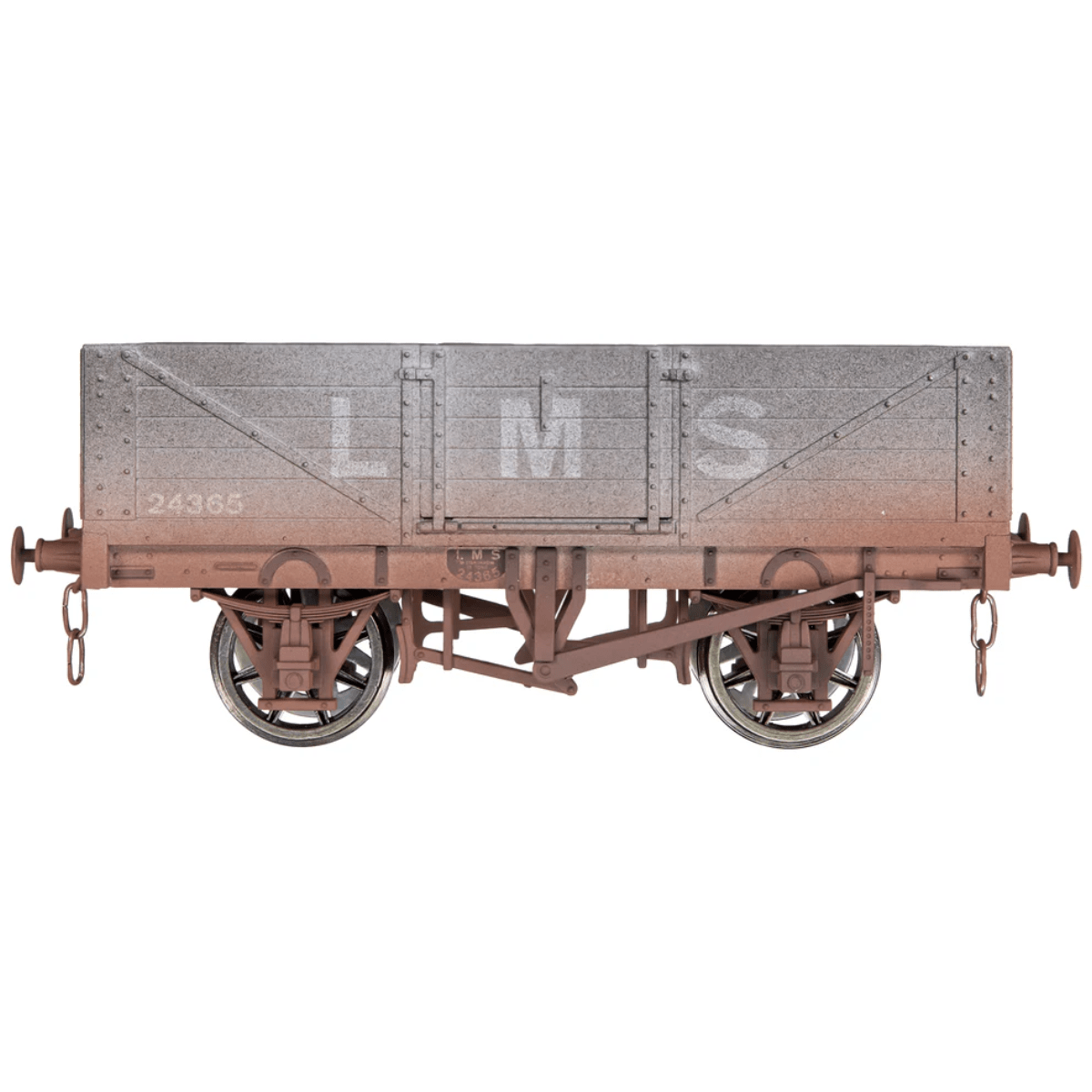 Dapol 7F - 051 - 058W 5 Plank LMS 24365 Weathered - O Gauge - Phillips Hobbies