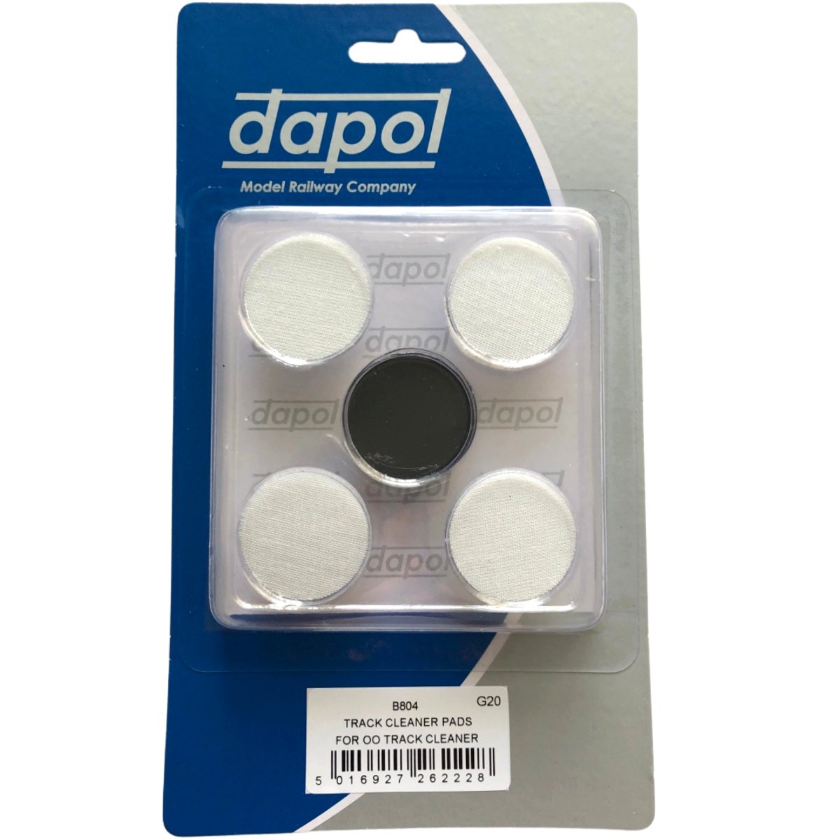 Dapol B804 Spare Cleaning & Polishing Pads for Track Cleaner (OO Gauge) - Phillips Hobbies