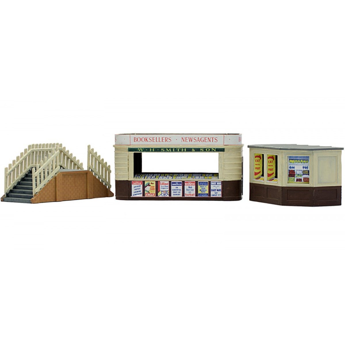 Dapol C018 Plastic Kit - Two Platform Kiosks and Steps