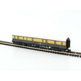 Dapol N Gauge Collett Coach Choc & Crm Full Brake Composite Great Western 181 - N Gauge - Phillips Hobbies