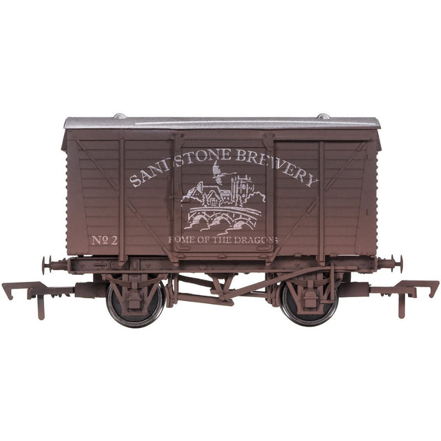Dapol Ventilated Van Sandstone Brewery No.2 Weathered - OO Gauge - Phillips Hobbies