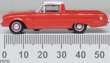 Oxford Diecast 87FA60001 1960 Ford Falcon Ranchero Monte Carlo Red/Corinthian White - 1:87 Scale