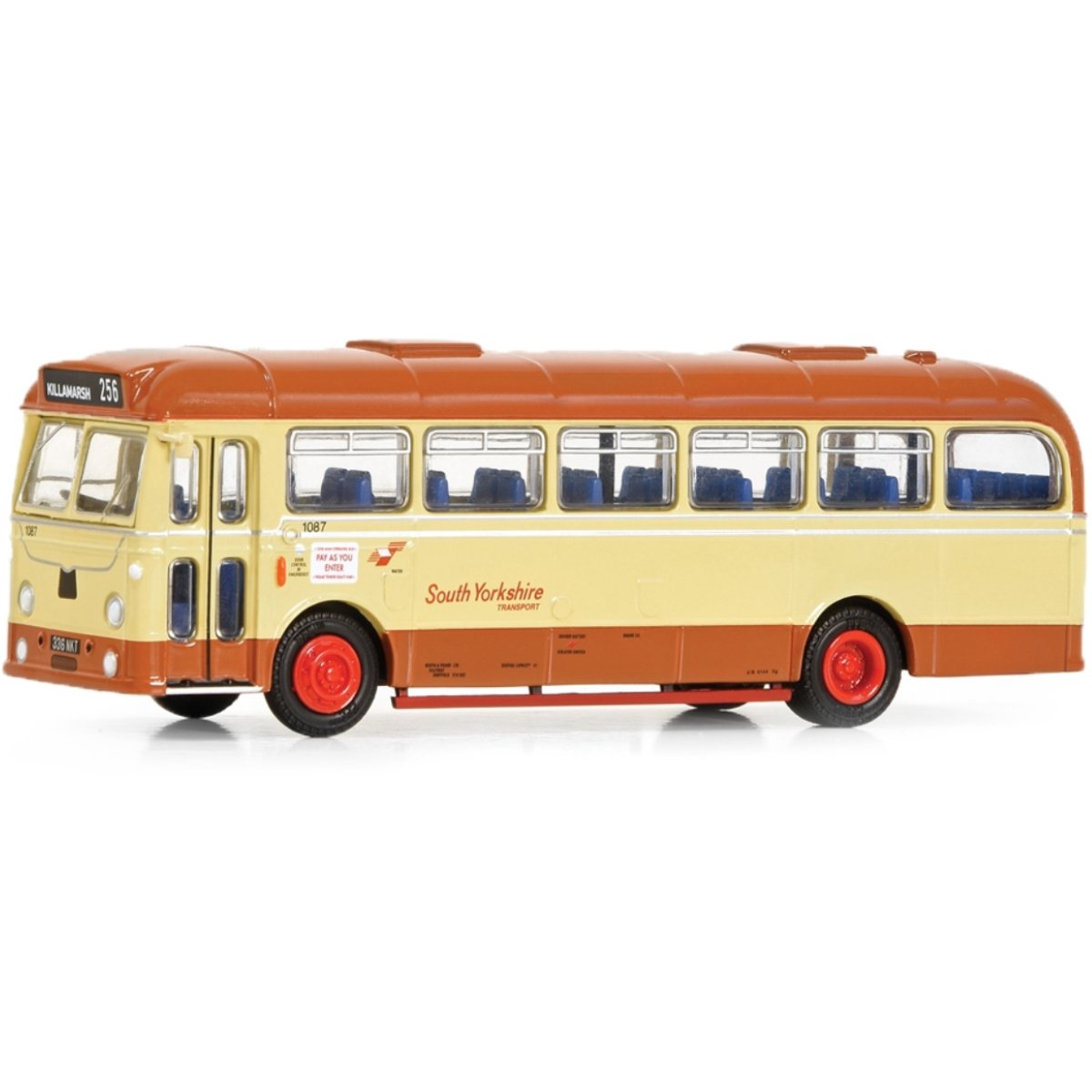 1:76 Scale Model Bus - EFE BET AEC Reliance - South Yorkshire PTE