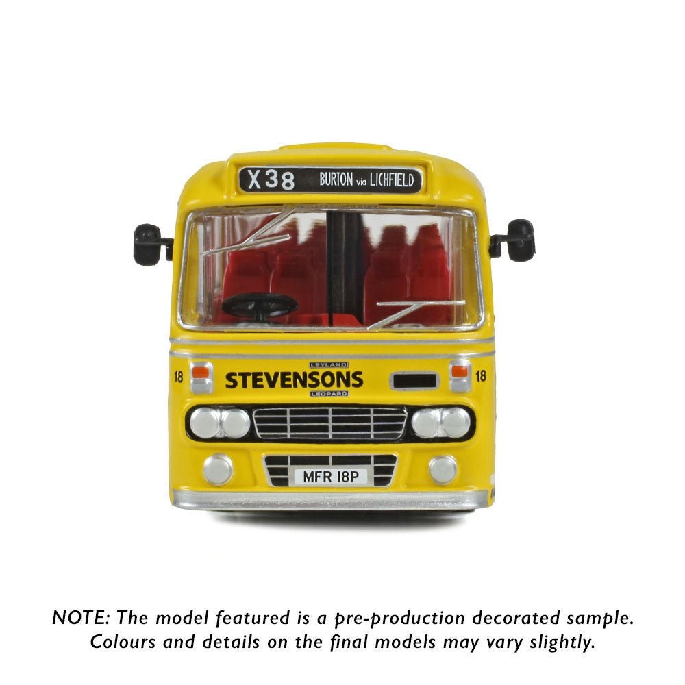 EFE E39201 Alexander Y - Type Stevensons of Uttoxeter MFR18P Service X38 Burton - 1:76 Scale - Phillips Hobbies