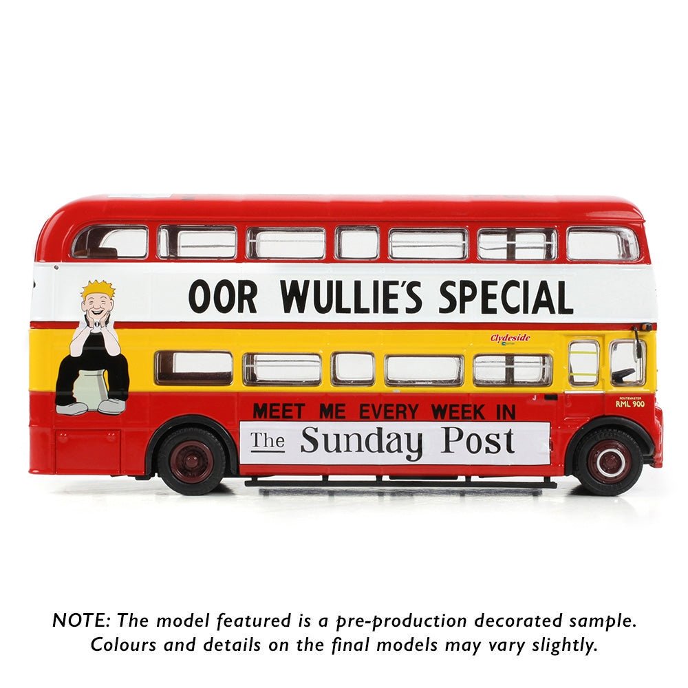 EFE E42301 AEC Routemaster RML Clydeside Scottish Oor Wullie's Special Kilbarchan 36 - 1:76 Scale - Phillips Hobbies