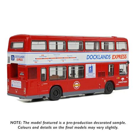 EFE Leyland Titan B15 London Forest Docklands Express D1 Waterloo Stn - 1:76 Scale - Phillips Hobbies