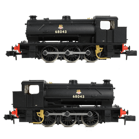 EFE Rail WD Austerity J94 Saddle Tank 68043 BR Black (Early Emblem) - N Gauge - Phillips Hobbies