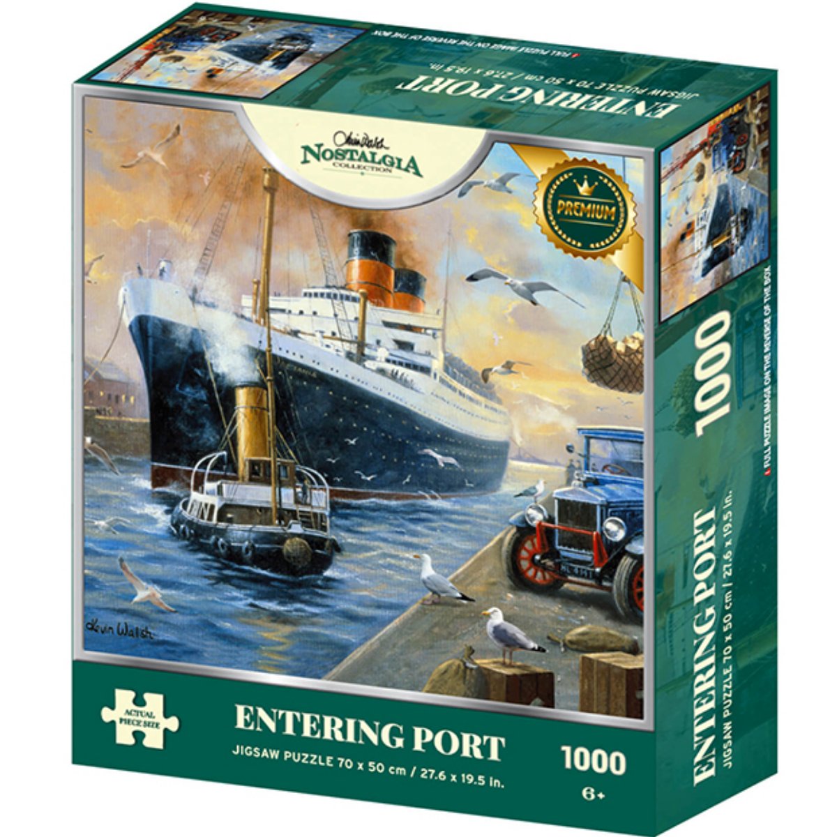 Entering Port - Kevin Walsh 1000 Piece Jigsaw Puzzle