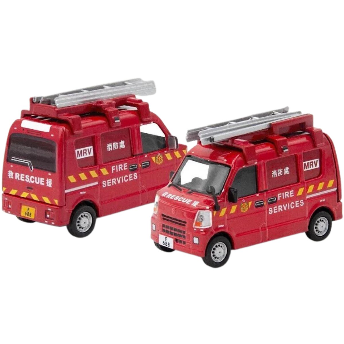 Era Car Suzuki Every Hong Kong Mini Fire Van MPSV (1:64 Scale)