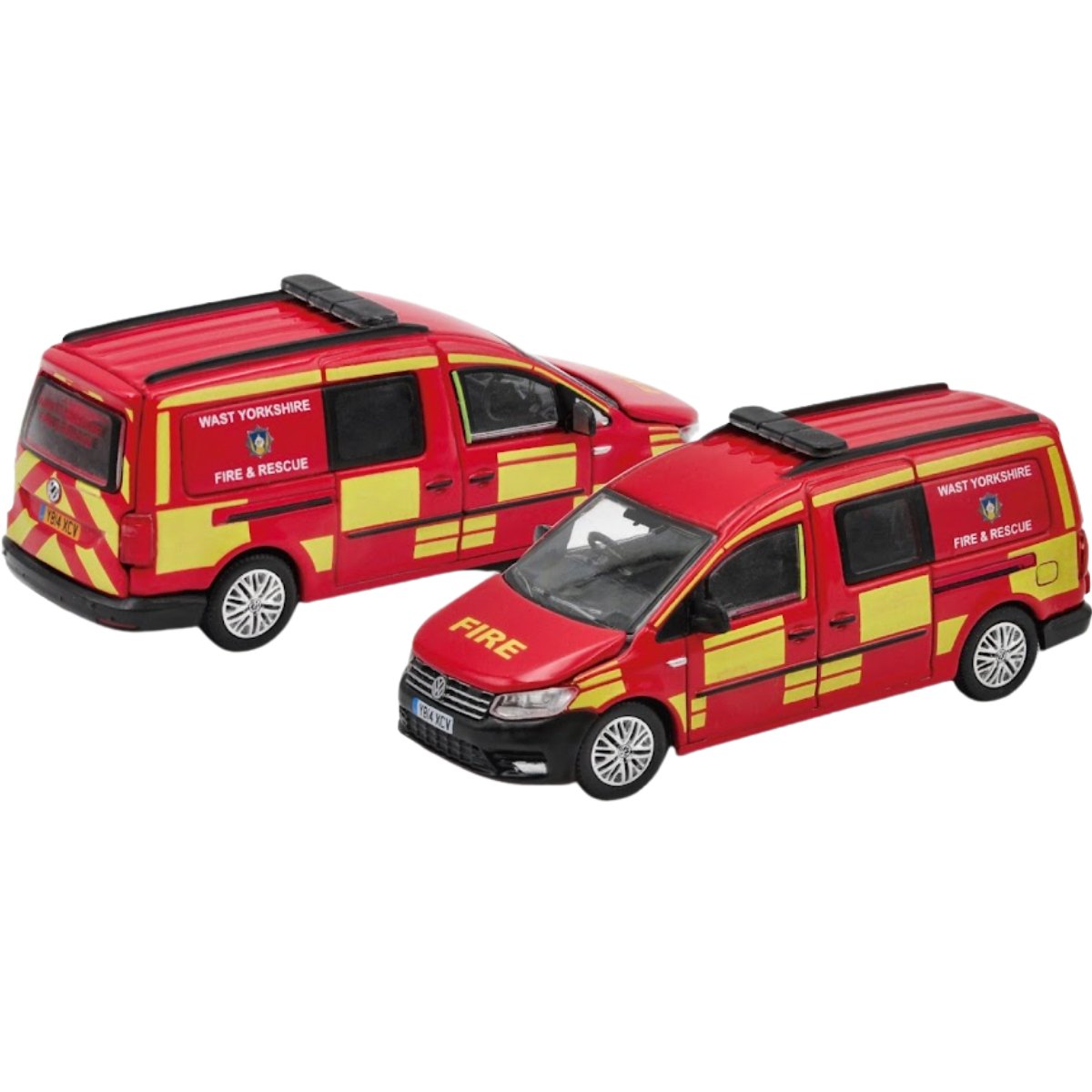 Era Car Volkswagen Caddy Maxi - West Yorkshire Fire & Rescue (1:64 Scale) - Phillips Hobbies