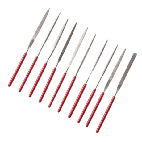 Expo Tools 72506 Miniature 10pc Diamond Needle File Set in Wallet - Phillips Hobbies