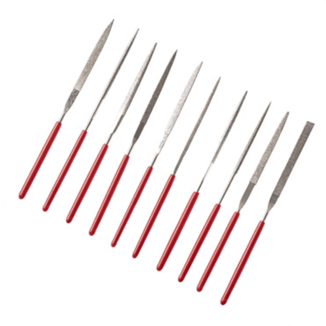 Expo Tools 72506 Miniature 10pc Diamond Needle File Set in Wallet - Phillips Hobbies