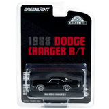 Greenlight 1968 Dodge Charger R/T Black - 1:64 Scale Model