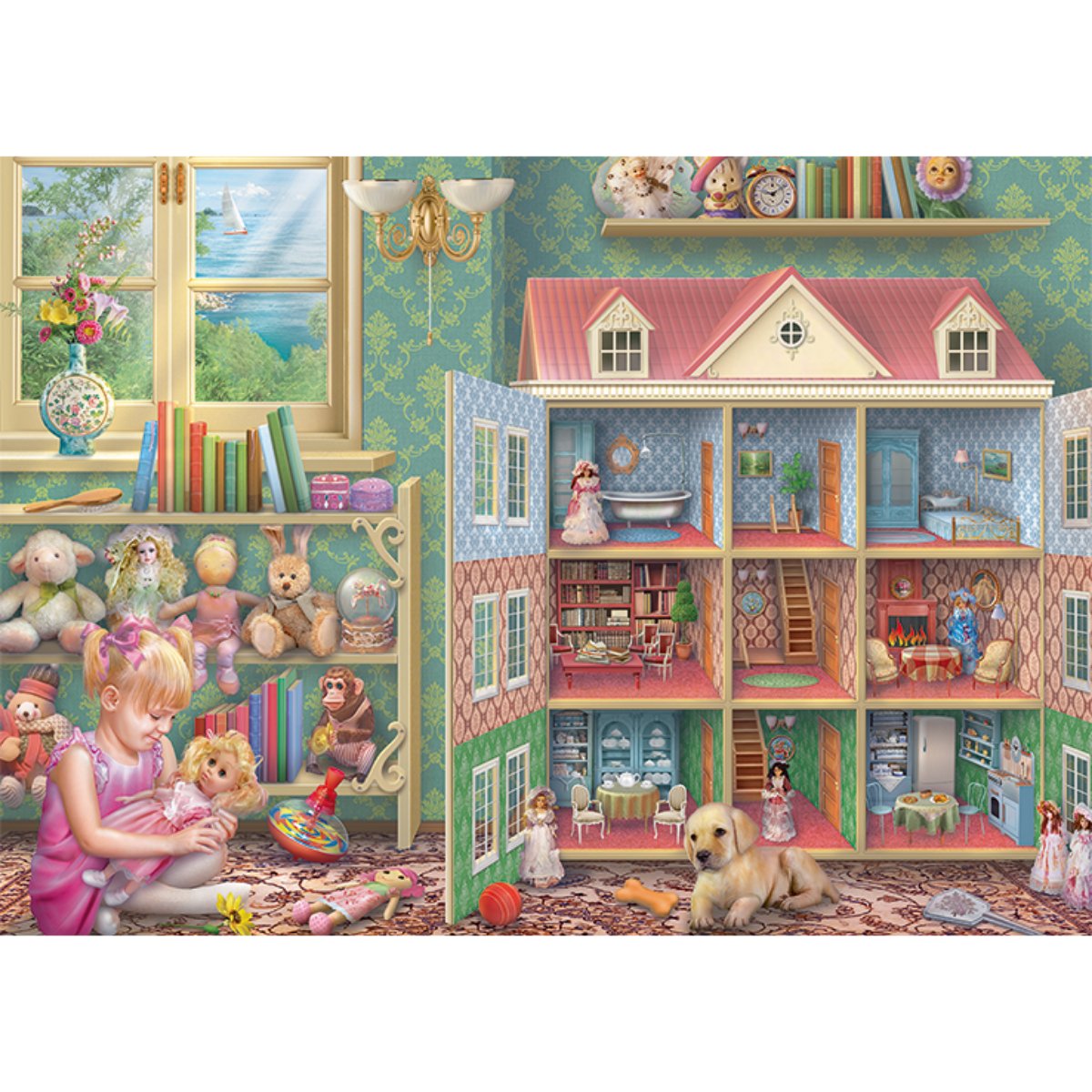 Falcon Dolls House Memories Jigsaw Puzzle (1000 Pieces) - Phillips Hobbies