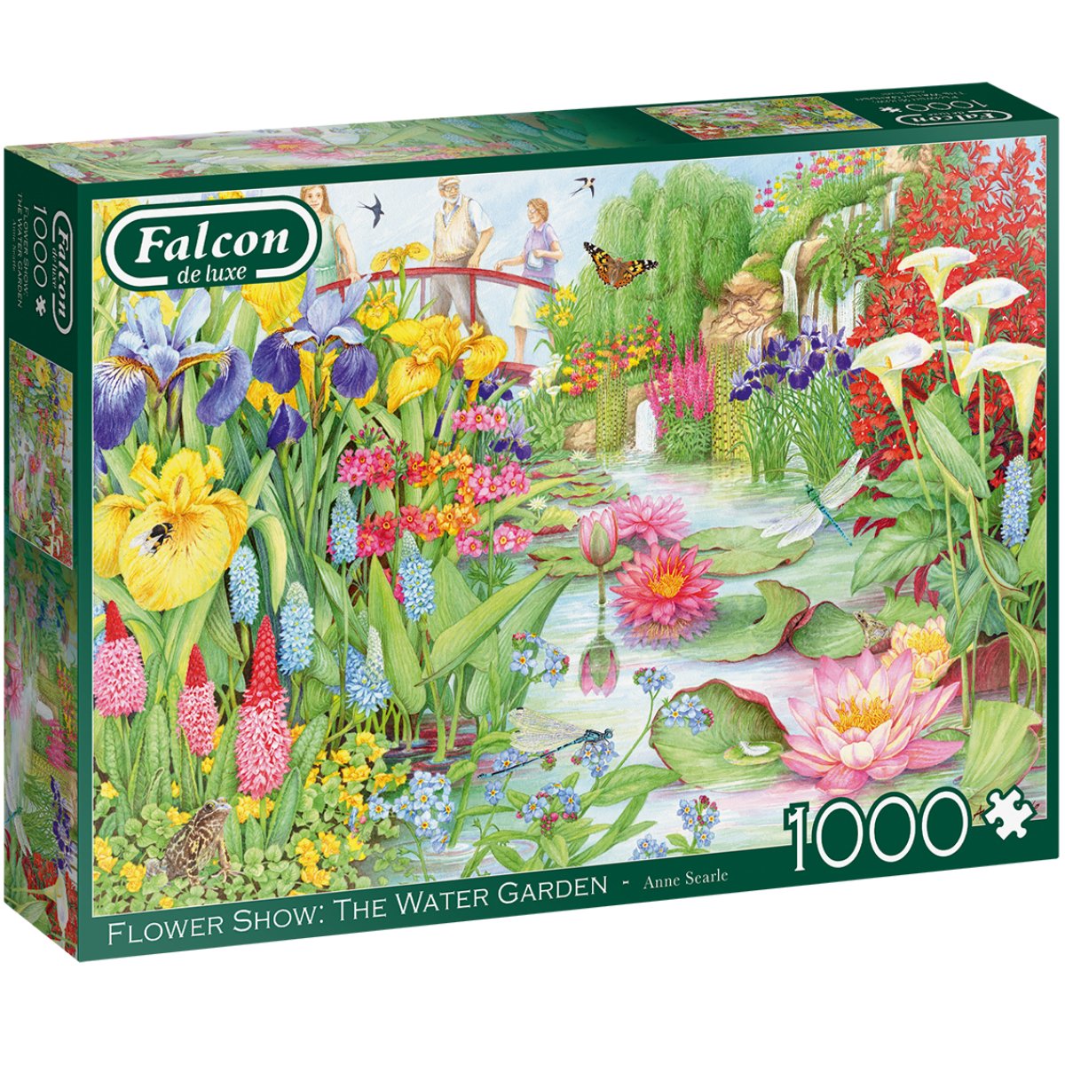Falcon Flower Show: The Water Garden Jigsaw Puzzle (1000 Pieces) - Phillips Hobbies